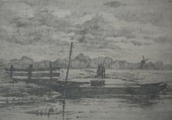 Vlet in het landschap